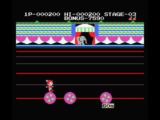 Circus Charlie screenshot 6 for MSX